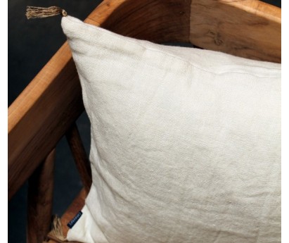 COUSSIN LIN CREME CARAVANE LUNI
