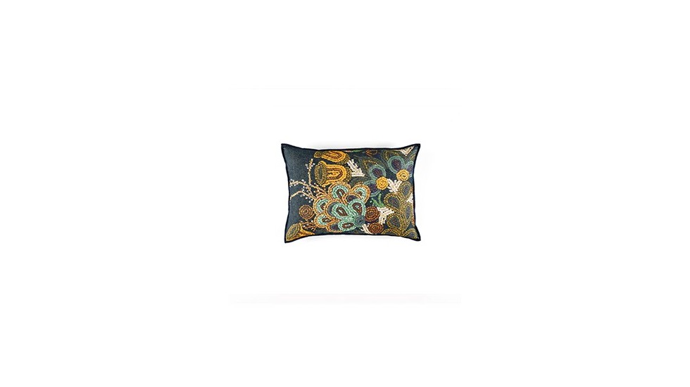 COUSSIN EN VELOURS DE COTON CHENILLE - COLLECTION "THE GREAT" - BLEU NUIT - 40X55CM COUSSIN EN VELOURS DE COTON CHENILLE - COLLECTION "THE GREAT" - BLEU NUIT - 40X55CM