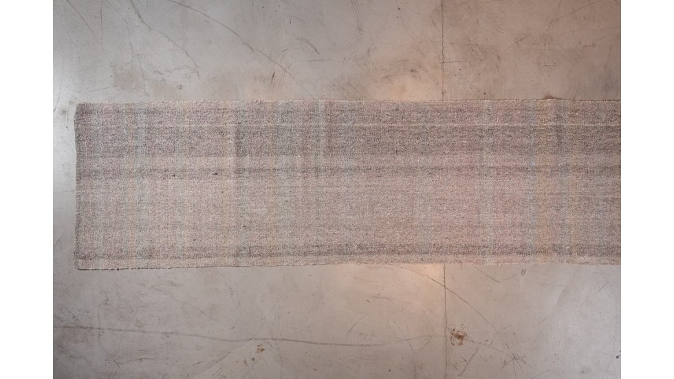 NOUVEAU- TAPIS DE PASSAGE KIRCIL EN LAINE GRIS - 410X68 NOUVEAU- TAPIS DE PASSAGE KIRCIL EN LAINE GRIS - 410X68