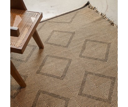 Nouveau Grand Tapis Zanafi, motif losange, 355x255