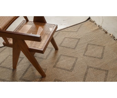 Nouveau Grand Tapis Zanafi, motif losange, 355x255