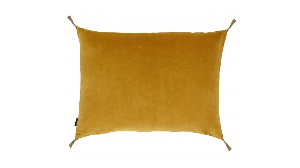 COUSSIN VELOURS LAVÉ | 40cm X 55cm |  SAFRAN