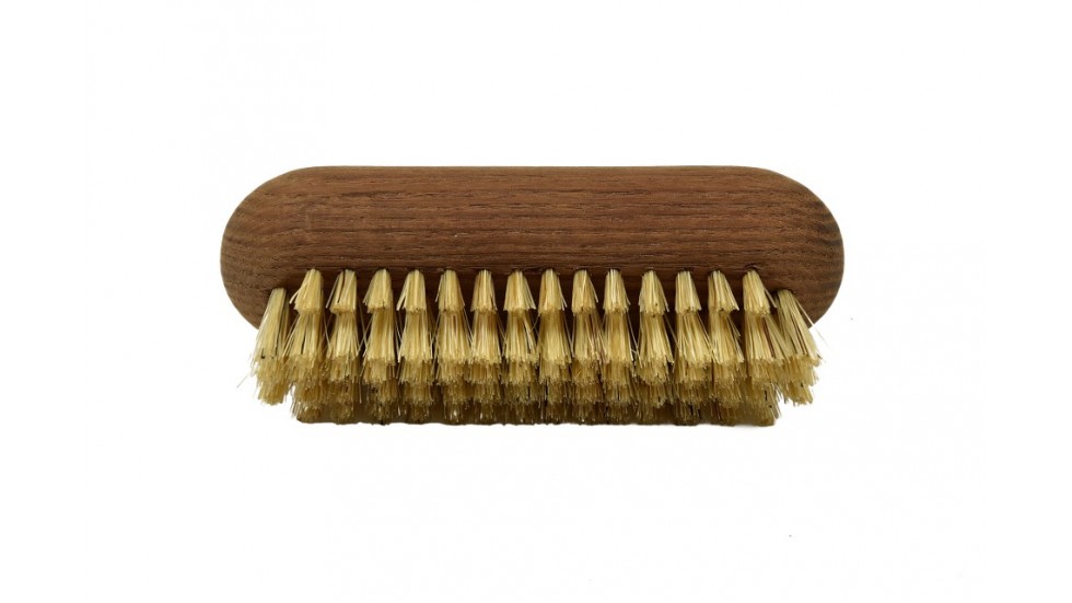 BROSSE à ONGLES HERITAGE - SOIE BLANCHE - FRENE THERMO-CHAUFFE