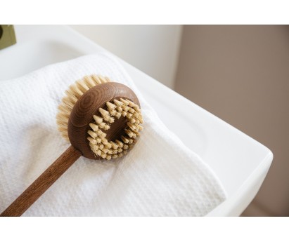 BROSSE DE BAIN HERITAGE | SOIE BLANCHE | FRENE THERMO-CHAUFFE