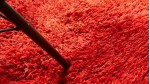TAPIS BERBERE BENI MGUILD 100% LAINE- rouge- 310x165cm