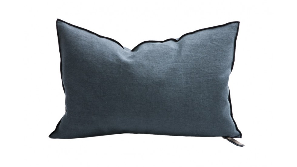 COUSSIN VICE VERSA BLACK LINE LIN Lavé - ENCRE