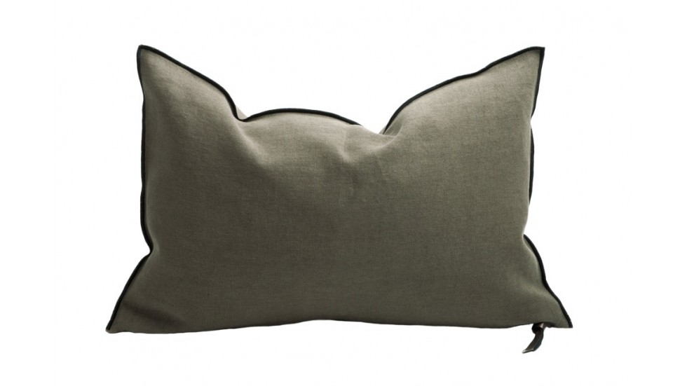 COUSSIN VICE VERSA BLACK LINE LIN Lavé - crocodile