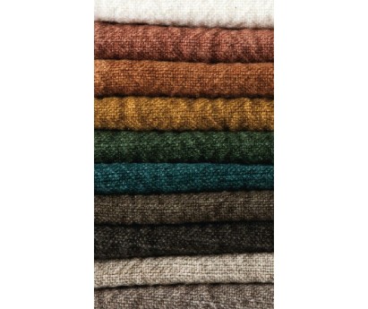 Coussin Vice et Versa - lin et coton - Nomade - Terracota