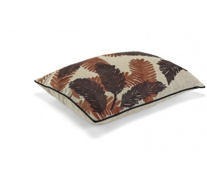 COUSSIN MONA LIN BRODE - 40 x 55 cm- PLUM