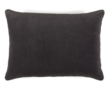 COUSSIN EN VELOURS DE COTON EURYDICE ELITIS prune- 50x70 cm