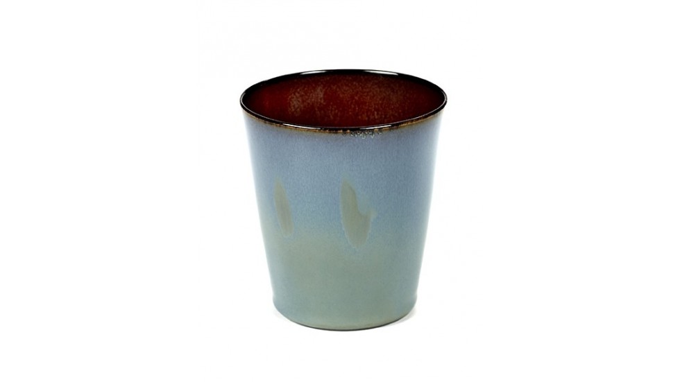 GOBELET TDR | M | Ø 8.5cm x H9.5cm | LIGHT BLUE-SMOKEY BLUE