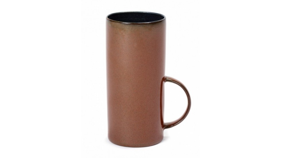 TASSE A THE TDR | D6cm x H13cm | DARK BLUE / RUST