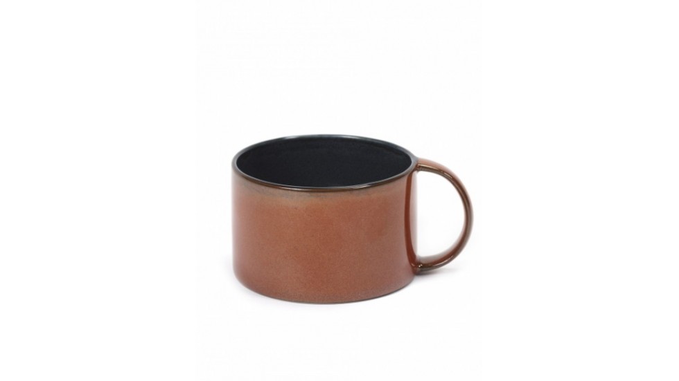Tasse à café Terre de rêve- diamètre 8cm x H5 cm -Misty dark blue/rust
