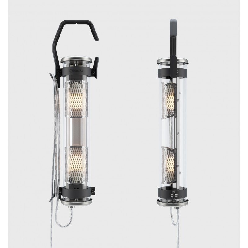 LAMPE BALKE COAL | 7cm x 12cm x 18cm | SILVER