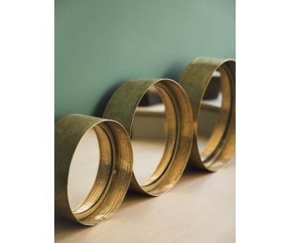 Miroir en laiton doré- Pati