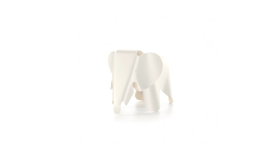 ELEPHANT EAMES | L39cm x L17.5cm x H21cm | POLYPROPYLENE TEINTE MAT | SMALL | BLANC