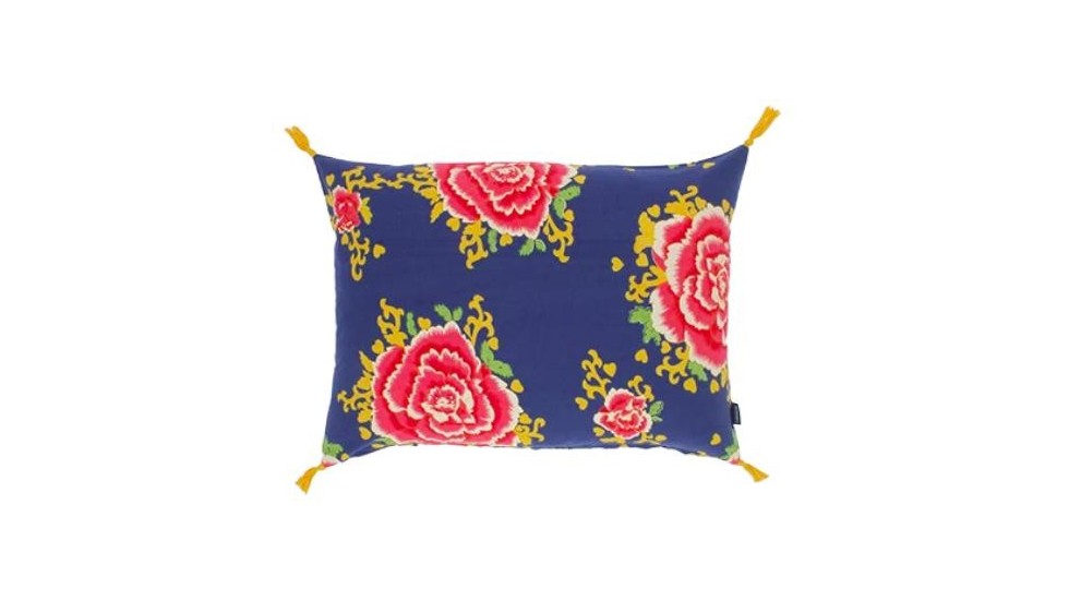 COUSSIN | LIAO | 100% COTON | 40cm x 55cm | INDIGO