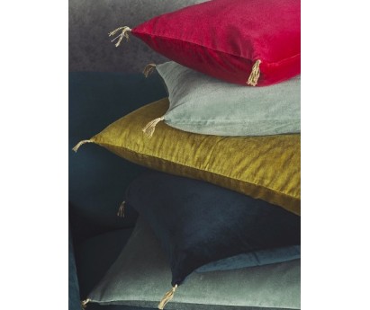 COUSSIN | VELOURS LAVÉ | 40cm x 55cm | NAVY