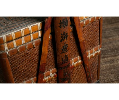 PANIER ANCIEN DU ZHEJIANG | CHINE 1926 | 33cm x 33cm x H48cm ( 850  le panier, vendu par paire au prix de 1700 )