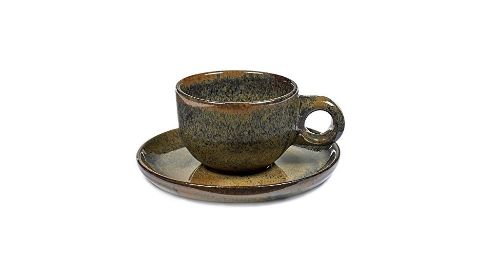 TASSE A CAPUCCINO SURFACE | D9.5cm H7cm | INDI GREY