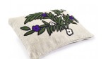 COUSSIN RIVIERA | 40cm x 55cm | 100% LIN BRODE | AMETHYST