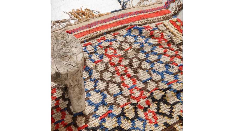 TAPIS DE PASSAGE BERBERE AZILAL 100% LAINE - MULTICOLORE - 430x125CM TAPIS DE PASSAGE BERBERE AZILAL 100% LAINE - MULTICOLORE - 430x125CM