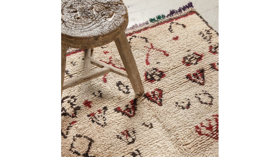 TAPIS BERBERE ANCIEN AZILAL | 100% LAINE | 270/135