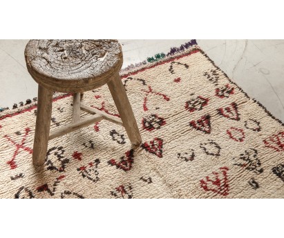 TAPIS BERBERE ANCIEN AZILAL | 100% LAINE | 270/135