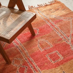 TAPIS BERBERE ZAMOUR 100%  LAINE - 172x340cm