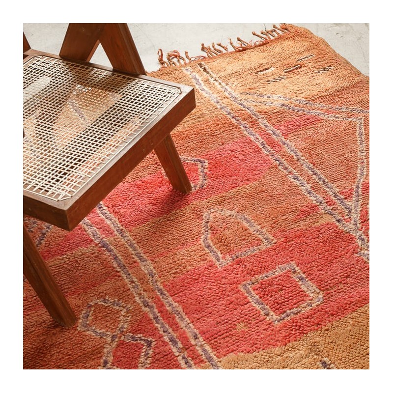 TAPIS BERBERE ZAMOUR 100%  LAINE - 172x340cm