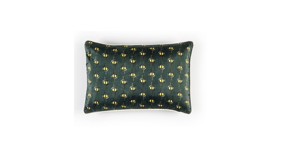 COUSSIN SOIE LUCERAMA - OBSIDIAN - 30x45CM