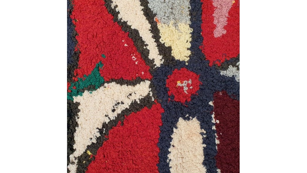 TAPIS ZENDACK LAINE ET COTON NOUE MAIN - N°20 - 67x44cm