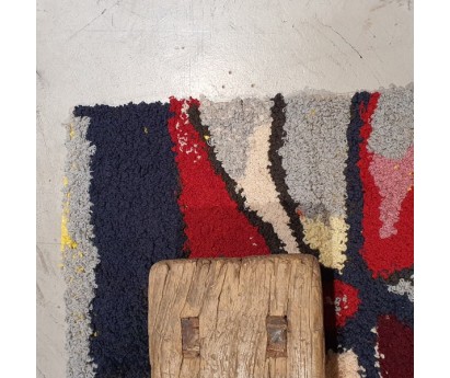 TAPIS ZENDACK LAINE ET COTON NOUE MAIN - N°20 - 67x44cm