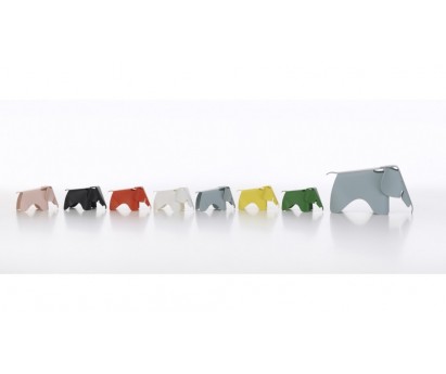 ELEPHANT EAMES | L39cm x L17.5cm x H21cm | POLYPROPYLENE TEINTE MAT | SMALL | BOUTON D'OR