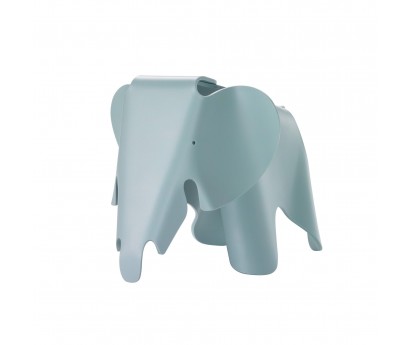 ELEPHANT EAMES | L39cm x L17.5cm x H21cm | POLYPROPYLENE TEINTE MAT | SMALL | GRIS BLEUTE