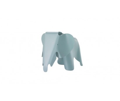 ELEPHANT EAMES | L39cm x L17.5cm x H21cm | POLYPROPYLENE TEINTE MAT | SMALL | GRIS BLEUTE
