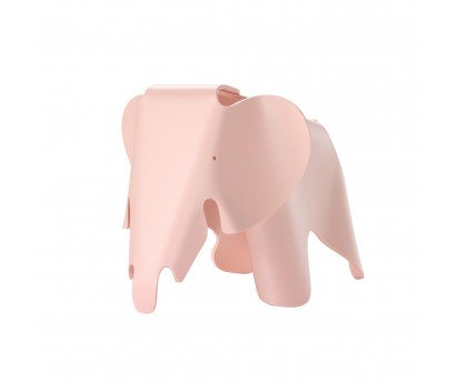 ELEPHANT EAMES | L39cm x L17.5cm x H21cm | POLYPROPYLENE TEINTE MAT | SMALL | ROSE TENDRE