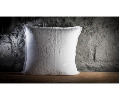 DRAP HOUSSE SIBA | 100% LIN LAVE | 140cm x 200cm | BLANC