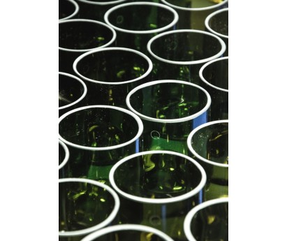 PACK DE 4 VERRES - DEBATTRE - VERT BOUTEILLE