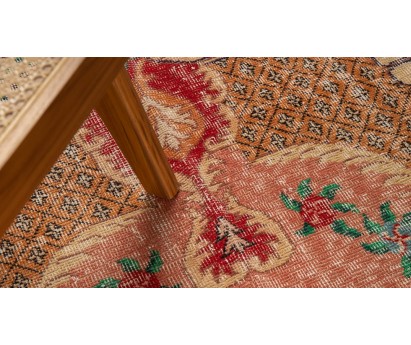 TAPIS ZEKI MUREN ROUGE 100% LAINE - 148x276cm