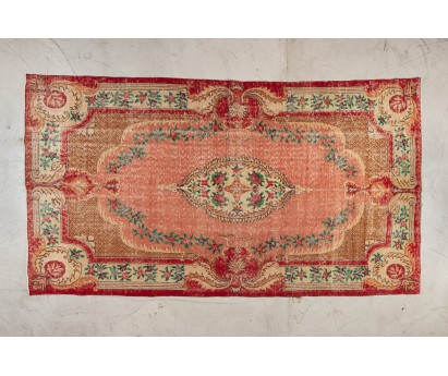 TAPIS ZEKI MUREN ROUGE 100% LAINE - 148x276cm