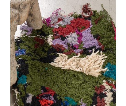 TAPIS ZENDACK LAINE ET COTON NOUE MAIN - N°9 - 85x50cm