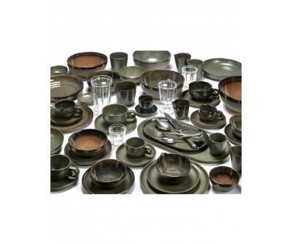 ASSIETTE SURFACE - L - INDI GREY - 27cm