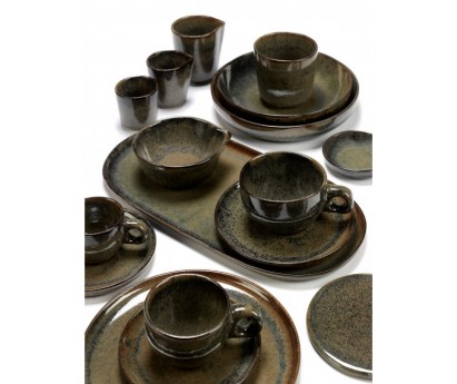 ASSIETTE SURFACE - L - INDI GREY - 27cm