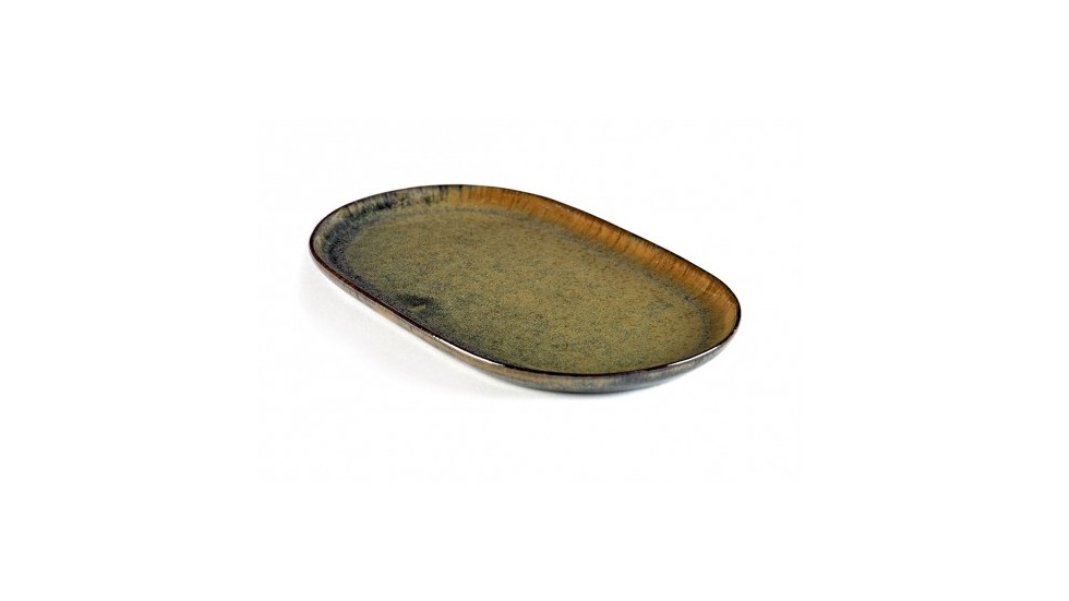 ASSIETTE A TAPAS SURFACE - S - INDI GREY - 15x25cm