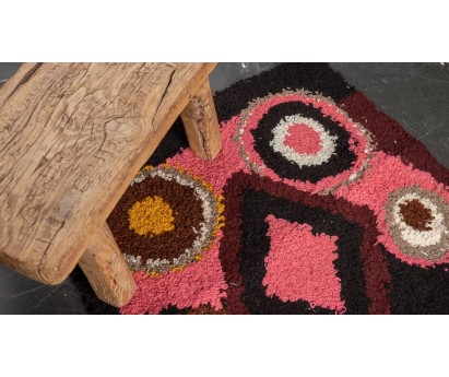 TAPIS ZENDACK LAINE ET COTON NOUE MAIN - N°7 - 75x45cm
