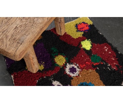 TAPIS ZENDACK LAINE ET COTON NOUE MAIN - N°11 - 70x45cm