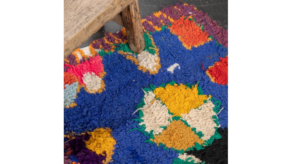 TAPIS ZENDACK LAINE ET COTON NOUE MAIN - N°64 - 52x93cm