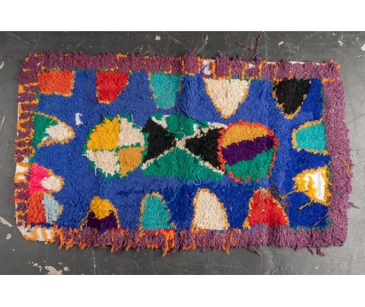 TAPIS ZENDACK LAINE ET COTON NOUE MAIN - N°64 - 52x93cm