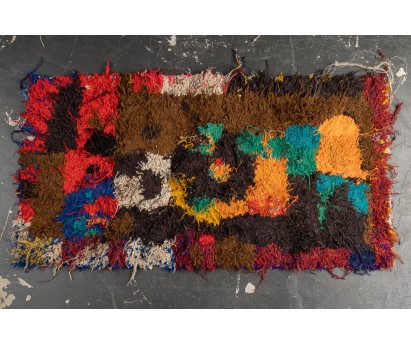 TAPIS ZENDACK LAINE ET COTON NOUE MAIN - N°65 - 50x100cm